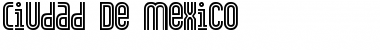 Download Ciudad De Mexico Regular Font Title Preview