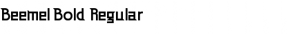 Download Beemel Bold Regular Font Title Preview