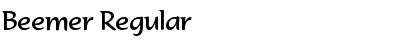 Download Beemer Regular Font Title Preview