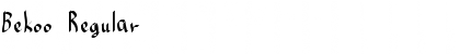 Download Bekoo Regular Font Title Preview