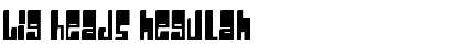 Big Heads Regular Font Title Preview