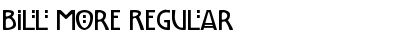Download Bill More Regular Font Title Preview
