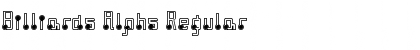Download Billiards Alphs Regular Font Title Preview