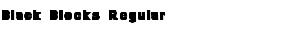 Download Black Blocks Regular Font Title Preview