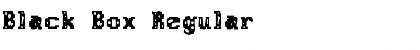 Download Black Box Regular Font Title Preview