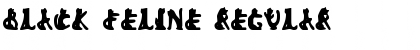 Download Black Feline Regular Font Title Preview