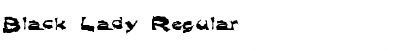 Download Black Lady Regular Font Title Preview