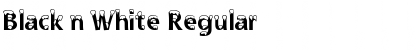 Download Black n White Regular Font Title Preview