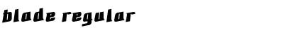 Download Blade Regular Font Title Preview