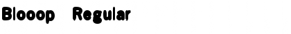 Download Blooop Regular Font Title Preview