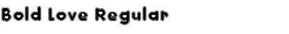Download Bold Love Regular Font Title Preview