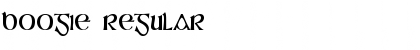 Download Boogie Regular Font Title Preview