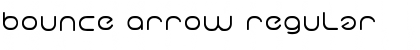 Download Bounce Arrow Regular Font Title Preview