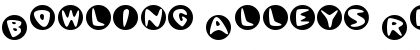 Download Bowling Alleys Regular Font Title Preview