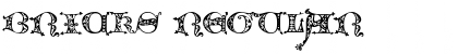 Download Bricks Regular Font Title Preview