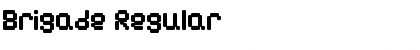 Download Brigade Regular Font Title Preview
