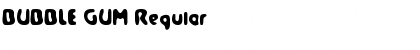 Download BUBBLE GUM Regular Font Title Preview
