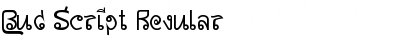 Download Bud Script Regular Font Title Preview