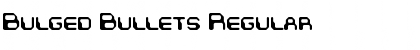 Download Bulged Bullets Regular Font Title Preview