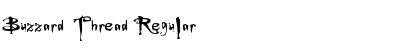 Download Buzzard Thread Regular Font Title Preview