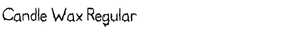 Download Candle Wax Regular Font Title Preview