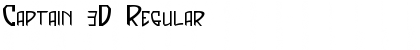 Download Captain 3D Regular Font Title Preview