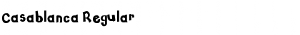 Download Casablanca Regular Font Title Preview