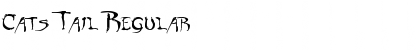 Download Cats Tail Regular Font Title Preview