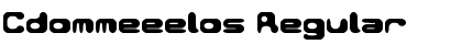 Download Cdommeeelos Regular Font Title Preview