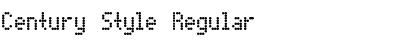 Download Century Style Regular Font Title Preview