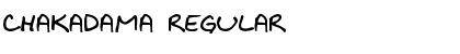 Download Chakadama Regular Font Title Preview
