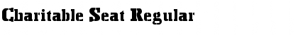 Download Charitable Seat Regular Font Title Preview