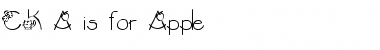 Download CK A is for Apple Regular Font Title Preview