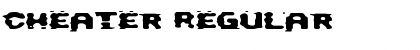 Download Cheater Regular Font Title Preview