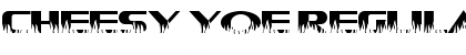 Download Cheesy Yoe Regular Font Title Preview