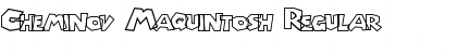 Download Cheminov Maquintosh Regular Font Title Preview