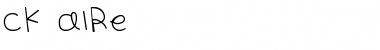 Download CK Aire Regular Font Title Preview