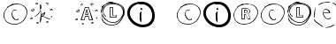 Download CK Ali Circles Regular Font Title Preview