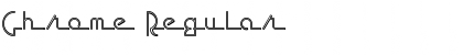 Download Chrome Regular Font Title Preview