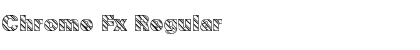 Download Chrome Fx Regular Font Title Preview
