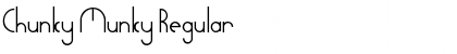 Download Chunky Munky Regular Font Title Preview