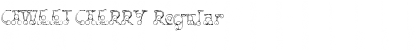 Download CHWEET CHERRY Regular Font Title Preview