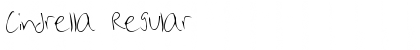 Download Cindrella Regular Font Title Preview