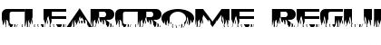 Download Clearcrome Regular Font Title Preview