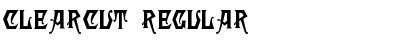 Download Clearcut Regular Font Title Preview
