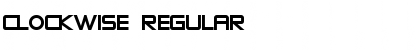Download Clockwise Regular Font Title Preview