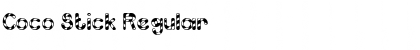 Download Coco Stick Regular Font Title Preview
