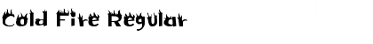 Download Cold Fire Regular Font Title Preview