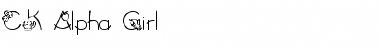 Download CK Alpha Girl Regular Font Title Preview