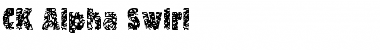 Download CK Alpha Swirl Regular Font Title Preview